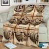 Baseball Quotes Slogan Sherpa Throw Blanket HG