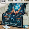 Special Gif For Husband Custom Sherpa Blanket HG