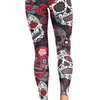 Skull Red Leggings - designfullprint
