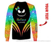 Pride Gift For LGBT LGBT Nightmare Believe In Yourself Personalized Pullover or Zip Up Hoodie or Long Sleeve Shirt or Fleece Hoodie