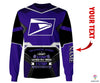 I Am A Postal Worker I Dont Stop When Im Tired I Stop When Im Done Personalized Pullover or Zip Up Hoodie or Long Sleeve Shirt or Fleece Hoodie HG