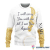 In Loving Memory I Will Carry You With Me Till I See You Again Heaven Angel Personalized Pullover or Zip Up Hoodie or Sweater or Fleece Hoodie Memorial Gifts