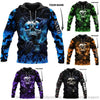 Skull Gift Eyes Screaming Personalized 3D Skull Hoodie Skull Clothing