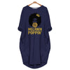 Black Pride Melanin Popping Dress for Queens Batwing Pocket Dress Blackity Black Black Proud