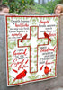 Cardinals Bird Love Angle In Heaven Message From Heaven Blanket HG Memorial Gifts