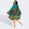 Octopus Gift In The Ocean Octopus Wearable Blanket Snug Hoodie For Teens And Adults