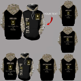 Gift For Mom Gift For Army Personalized Unisex Size Hoodie For Female Mother Day Gift