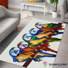 Happy Parrot Friends Parrot Family Rug NH