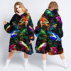 Gift For Shark Lovers Colorful Ocean And Sharks Snug Hoodie For Teens And Adults
