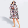 Halloween Gifts Gift For Skull Lover Sugar Skull Wearable Blanket