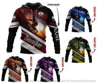 Personalized Multicolor Roofer Hoodie