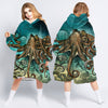 Octopus Gift In The Ocean Octopus Wearable Blanket Snug Hoodie For Teens And Adults