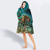 Octopus Gift In The Ocean Octopus Wearable Blanket Snug Hoodie For Teens And Adults