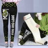 Hippie Gift 420 Gift Dont Care Bear Leggings Fleece Leggings