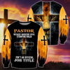 Pastor Ninja Hoodie Personalized Pastor Because Hardcore Devil Stomping Ninja Is Not An Official Job Title Lion Pullover Zip Up Hoodie Sweatshirt US Unisex Size HG