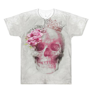 Skull Queen Rose All-Over Printed T-Shirt - designfullprint
