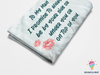 To My Man Premium Blanket HG