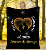 Forever And Always  Anniversary Gift For Husband Gift For Wife Sherpa Throw Blanket HG