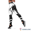 Pitbull Black Tattoos Legging Hollow Tank Combo Leggings Set HG
