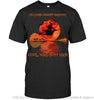 Gift For Hippie Hippie Orange Moon Witch Black TShirt CH