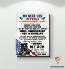 Gifts for Police Officers Police My Dear Son Poster HG