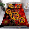 Gift For Turtle Lover Aboriginal Bedding Set Australia Indigenous Turtles Painting Art Bedding Set HG