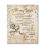 Deer To My Wife I Choose Both Couple Gift Ideas Canvas And Poster