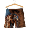 Gift For Horse Lover Love Horse 3D All Over Printed Shirts Brown