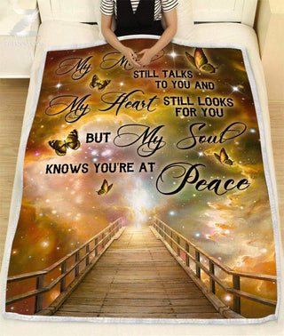 Gift For Butterfly Lover Blanket Butterfly I know you're at peace