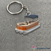 Pontoon Boat Custom Keychain Pontoon Lovers Personalized HG