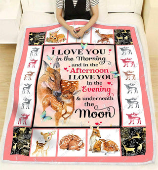 Blanket Deer I Love You