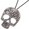Vintage Skull Gothic Pendant Bib Statement Retro Choker Charm Necklace