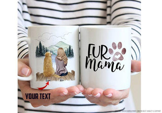 Gift For Mom Personalized Dog Mom Ceramic Mug Gifts For Dog Lovers