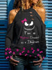 Iam A Nightmare Dressed As A Daydream Cut Out Shoulder Top PA