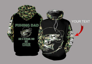 Fishing Gifts Gift For Dad Fishing Dad Northern-Pike Personalized Unisex Hoodie