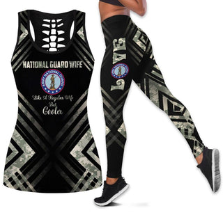 National Guard Wife Tank Top And Leggings Set