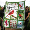 I Believe There Are Angels Among Us Cardinals Birds Cardinal Blanket HG
