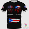 Gift for American My Home Puerto Rican My Blood Unisex T Shirt or Hoodie LN
