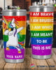 Pride Gift For LGBT LGBT Pride Unicorn Personalized Tumbler LH