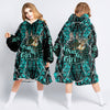 Deer Hunting Gift Country Girls Deer Hunting Wearable Blanket Snug Hoodie For Teens And Adults HG