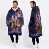 Firefighter Gift Fireman Gift Patriots Day Never Forget 911 Firefighter Wearable Blanket Snug Hoodie For Teens And Adults HG