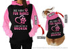 Gift For Mom Gift For Dog Mom And Fur Babies A Bond That Cant Be Broken Dog Personalized Dog Zip-up Hoodie And Dog Mom Hoodie HG
