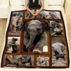 Gift For Elephant Lover Love Elephant Cute Elephants Blanket HG