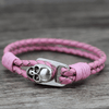 Skull Leather Bracelet - designfullprint