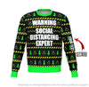 Social Distancing Expert Funny 2020 Personalized Sweater Unisex US Size Social Distancing Sweater HG