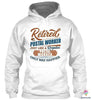 Retired Postal Worker Just Like A Normal One Only Way Happier 2D Unisex T Shirt or Hoodie HH