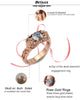 Elegant Gold Skull Zircon Ring - designfullprint