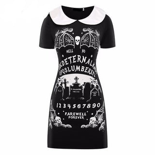 Gothic Punk Black Farewell Forever Dress