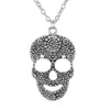Vintage Mask Shape Skull Necklace
