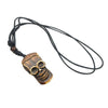 Tibetan Yak Bone Skull Necklace